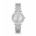 Michael Kors Ladies Mini Darci Silver-Tone Watch MK3364