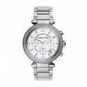 Michael Kors Ladies  Parker Silver-Tone Watch MK5353