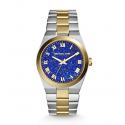 Michael Kors Ladies Channing Silver and Gold-Tone Watch MK5893