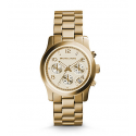 Michael Kors Ladies Runway Gold-Tone Chronograph Watch MK5055