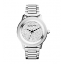 Michael Kors Ladies Kinley Pavé Silver-Tone Watch MK5996