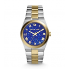 Michael Kors Ladies Channing Silver and Gold-Tone Watch MK5893